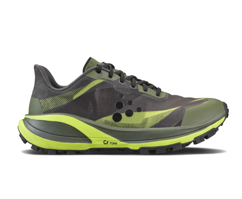 Pánské trailové boty CRAFT Pure Trail Pro - zelená Velikost: 8,5