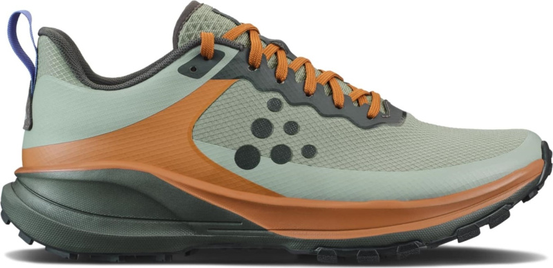 Pánské běžecké boty CRAFT Pure Trail X - zelená Velikost: 7,5