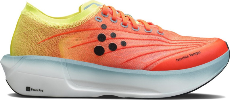 Pánské běžecké boty CRAFT Nordlite Tempo - oranžová Velikost: 11,5