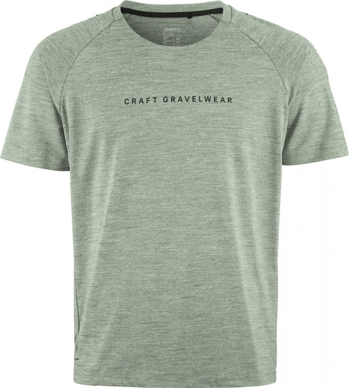 Pánský cyklodres CRAFT ADV Gravel - zelená Velikost: L