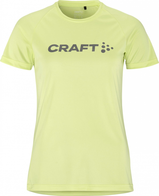 Dámské funkční triko CRAFT CORE Essence Logo - zelená Velikost: XS