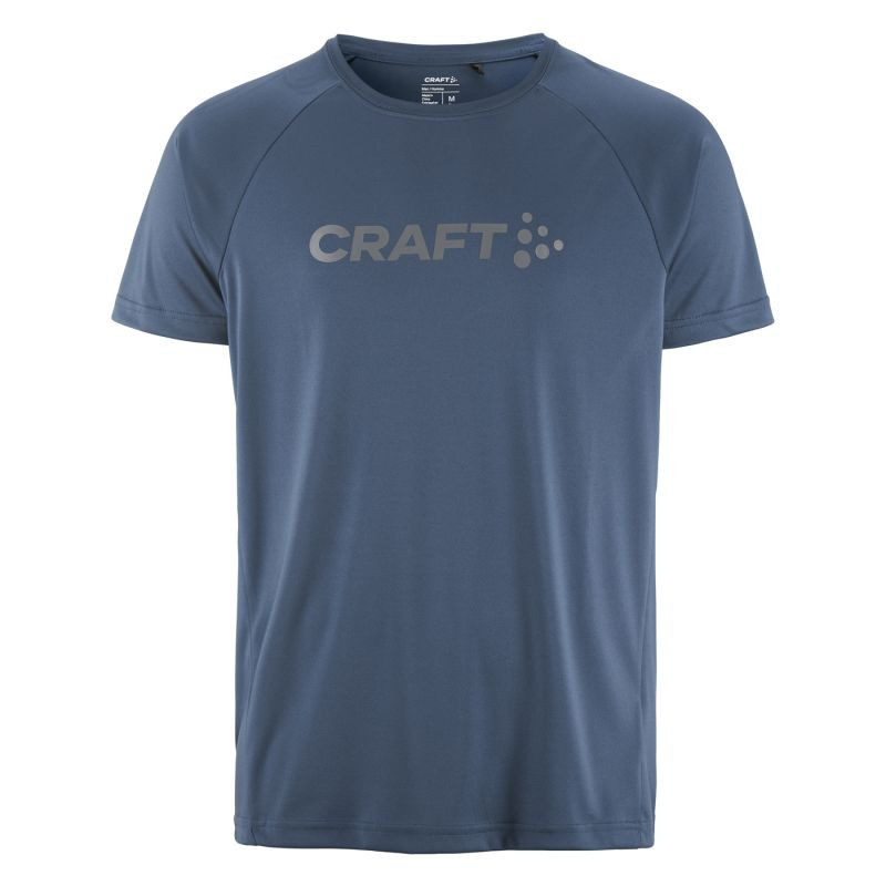 Pánské funkční triko CRAFT CORE Essence Logo - modrá Velikost: L