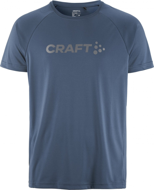 Pánské funkční triko CRAFT CORE Essence Logo - modrá Velikost: L