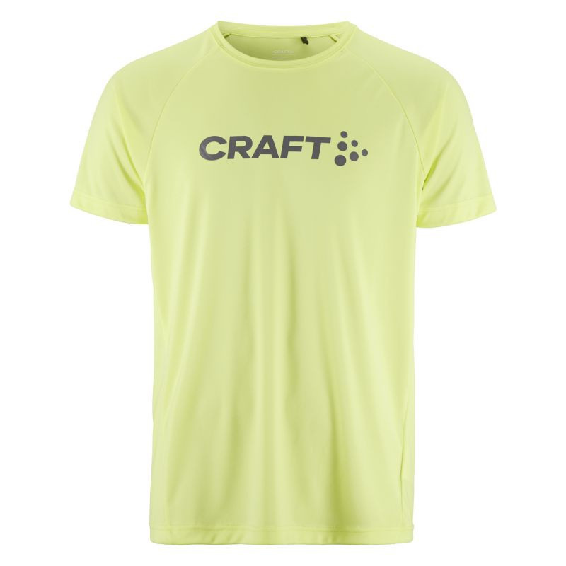 Pánské funkční triko CRAFT CORE Essence Logo - zelená Velikost: L
