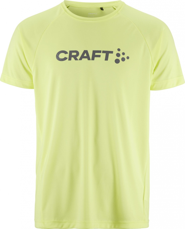 Pánské funkční triko CRAFT CORE Essence Logo - zelená Velikost: XXL