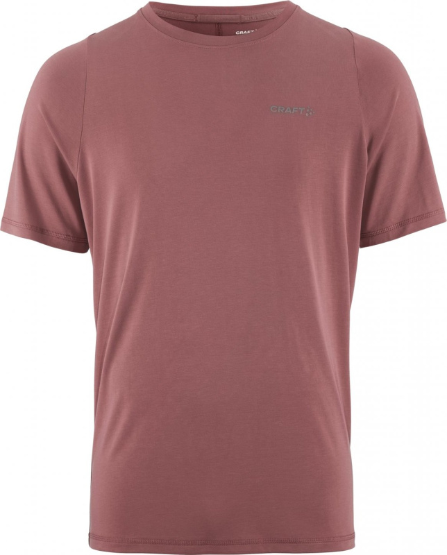 Pánské sportovní triko CRAFT CORE Essence Bi-blend SS - červená Velikost: L