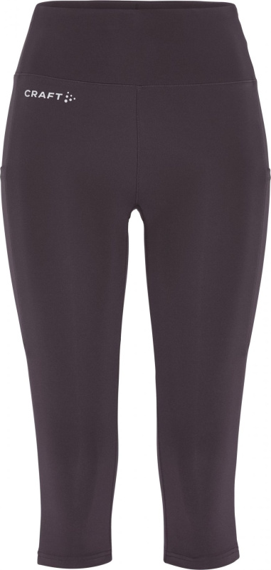 Dámské elastické 3/4 kalhoty CRAFT ADV Essence Capri 2 - fialová Velikost: XXL