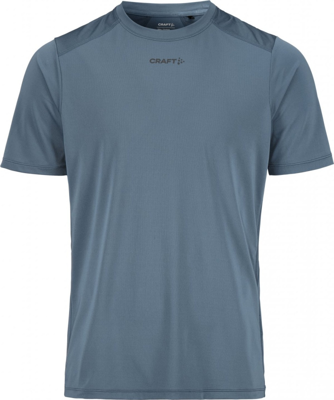 Pánské tréninkové triko CRAFT ADV Essence SS 2 - modrá Velikost: 3XL