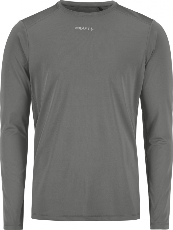Pánské funkční triko CRAFT ADV Essence LS 2 - šedá Velikost: 4XL