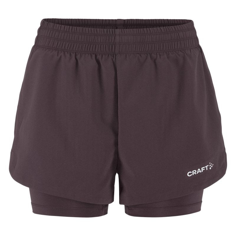 Dámské funkční šortky CRAFT ADV Essence 2-in-1 2 - fialová Velikost: S