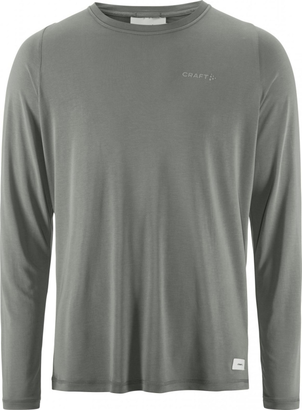 Pánské funkční triko CRAFT CORE Essence Bi-blend LS - zelená Velikost: XXL