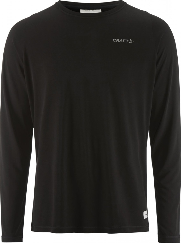 Pánské funkční triko CRAFT CORE Essence Bi-blend LS - černá Velikost: XXL