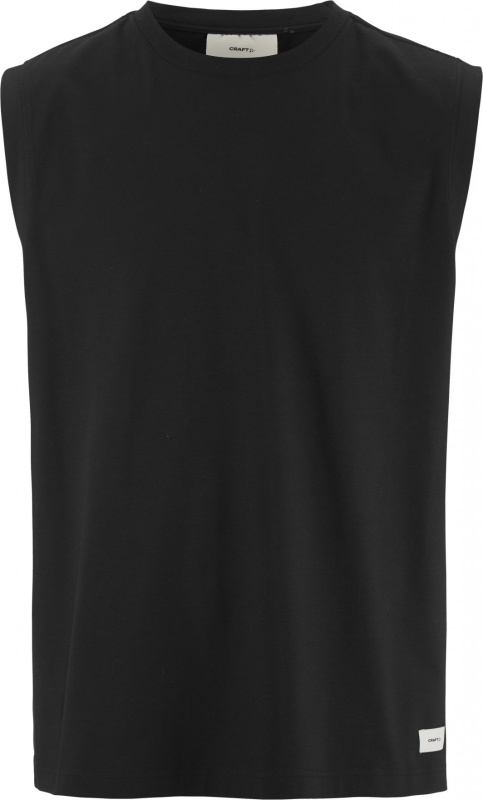 Pánské sportovní tílko CRAFT Collective Relaxed SL - černá Velikost: XL