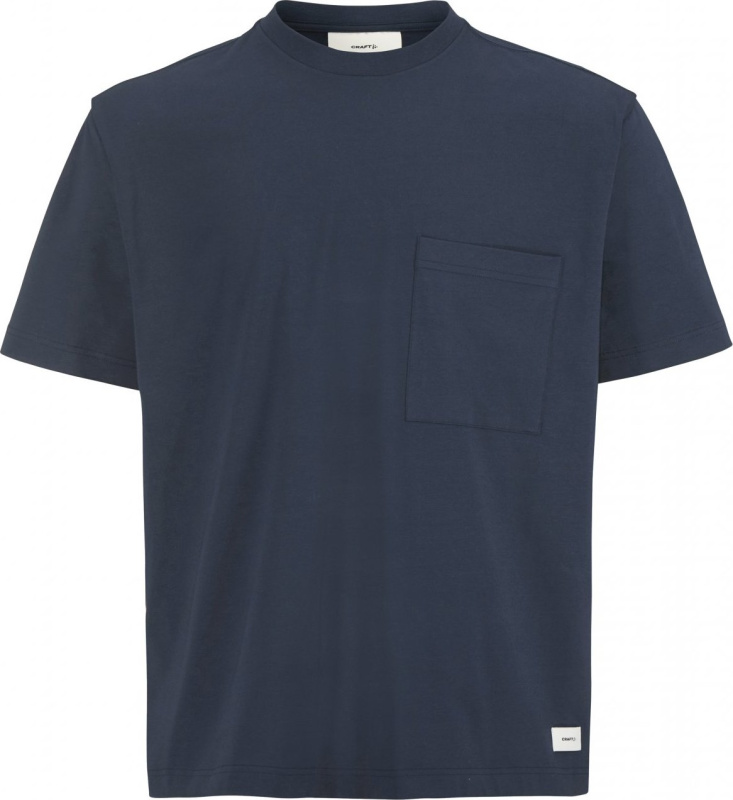 Pánské funkční triko CRAFT Collective Relaxed SS - modrá Velikost: XL