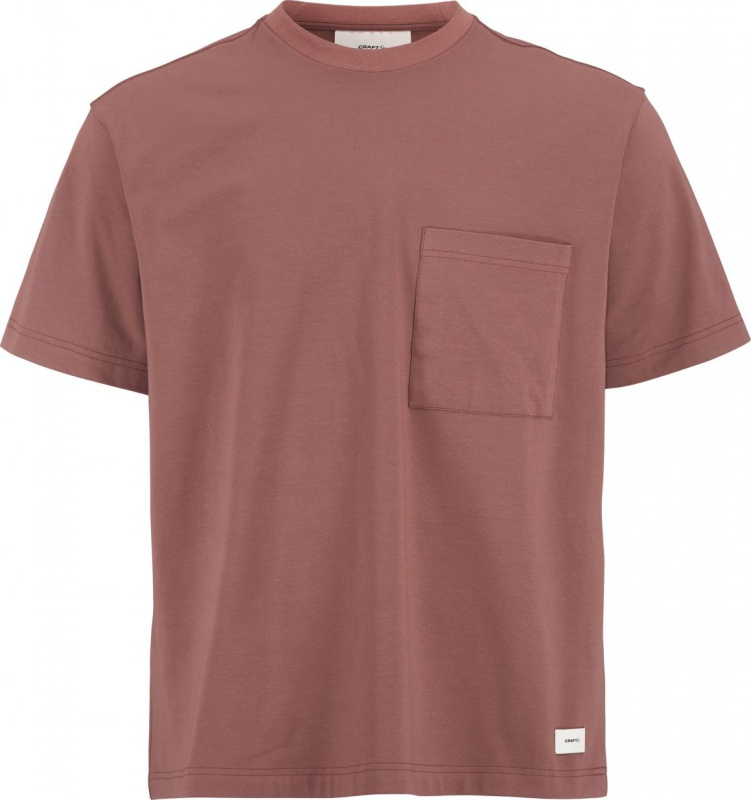 Pánské sportovní triko CRAFT Collective Relaxed SS - červená Velikost: XXL