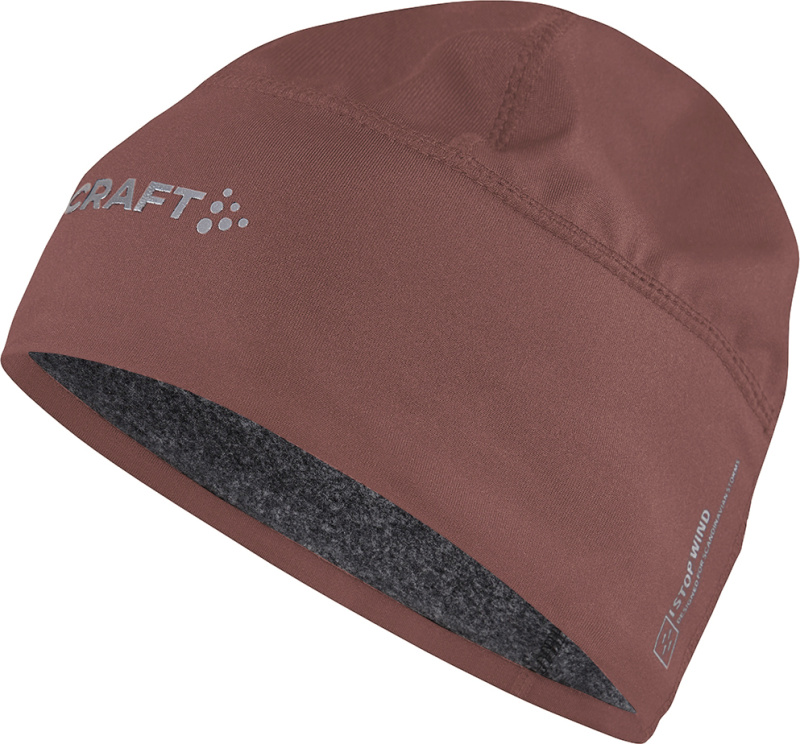 Sportovní čepice CRAFT ADV Windblock Fleece - červená Velikost: S-M