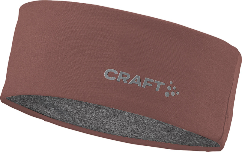 Sportovní čelenka CRAFT ADV Windblock Fleece - červená Velikost: S-M