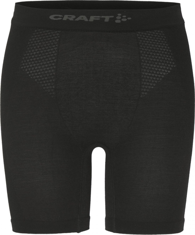 Pánské termo boxerky CRAFT Wool Seamless 6" - černá Velikost: XS-S