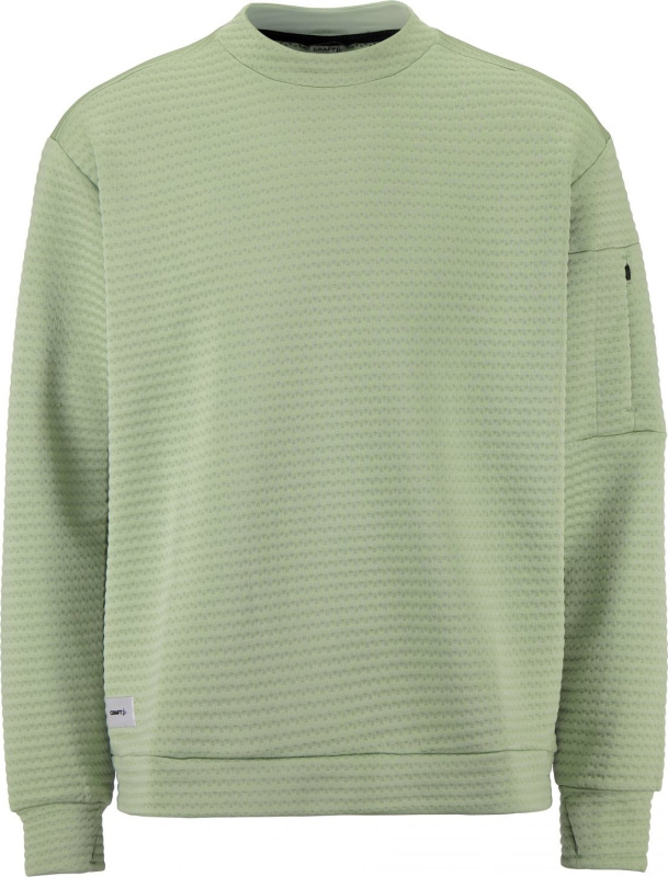 Pánská funkční mikina CRAFT SubZ Structured Jersey - zelená Velikost: M