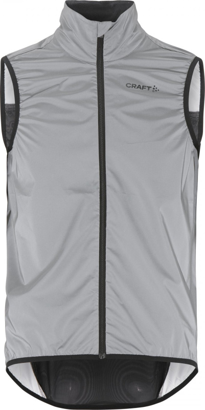Pánská cyklovesta CRAFT ADV Essence Lumen Wind - šedá Velikost: XL