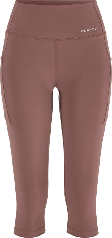 Dámské funknčí 3/4 kalhoty CRAFT Essence Capri 3 - fialová Velikost: XS