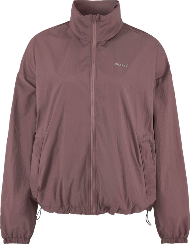 Dámská běžecká bunda CRAFT Hypervent Oversized Wind - fialová Velikost: XL