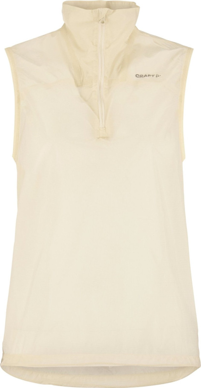 Dámská lehká běžecká vesta CRAFT Hypervent Light Wind - bílá Velikost: XS