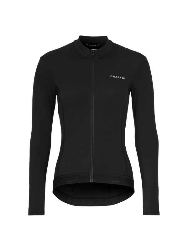 Dámský cyklodres CRAFT Endur Training LS - černá Velikost: M
