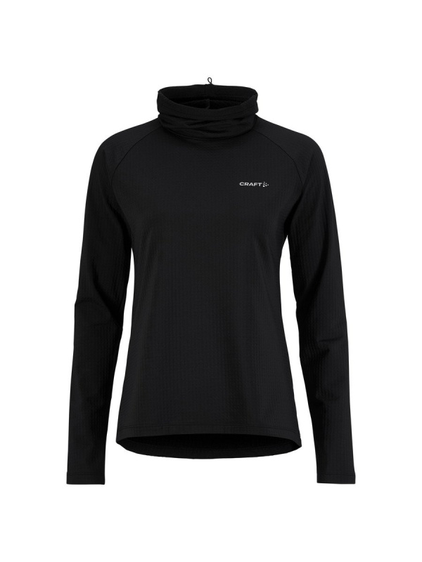 Dámská mikina CRAFT Gain Thermal Funnelneck - černá Velikost: M
