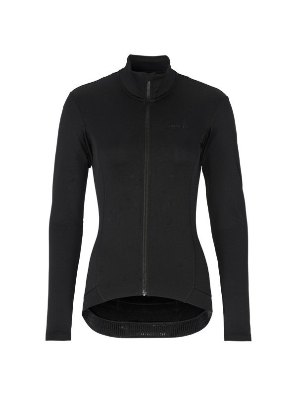 Dámský zateplený cyklodres CRAFT Bike SubZ LS 2 - černá Velikost: XL