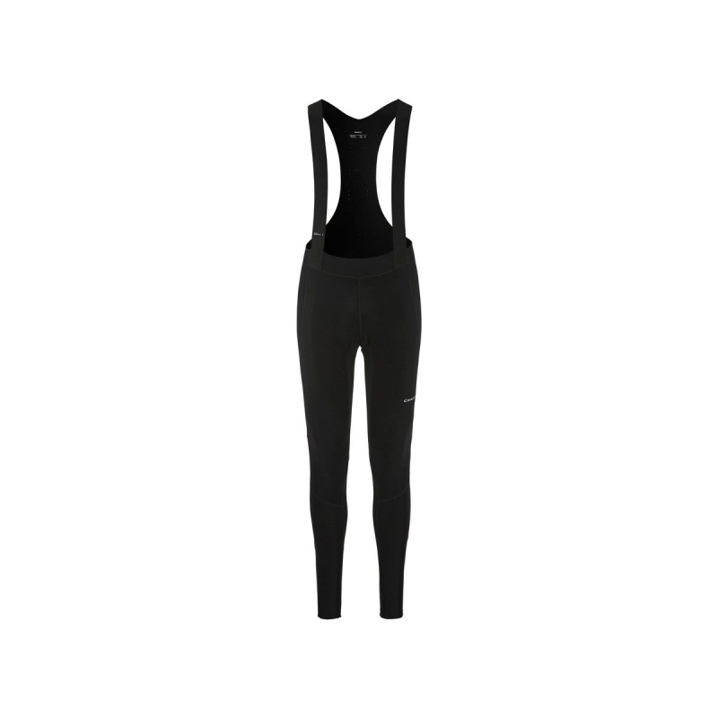 Pánské cyklokalhoty CRAFT Bike SubZ Bib Tights C2 - černá Velikost: XL
