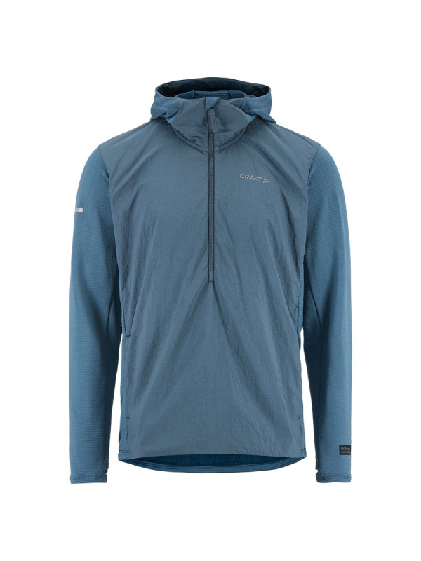 Pánská bunda CRAFT SubZ Light Hood Sweater pánská - modrá Velikost: XXL