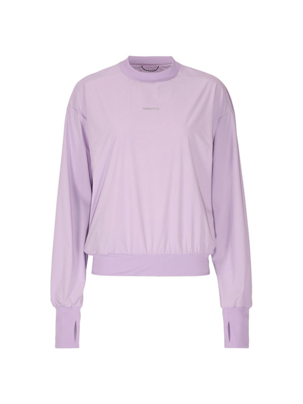 Dámské běžecké triko CRAFT Hypervent Wind Top - fialová Velikost: S