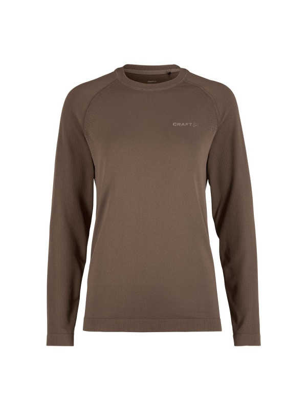 Dámské funkční triko CRAFT Active Comfort LS 2 - hnědá Velikost: S