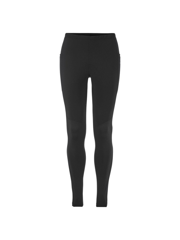 Pánské elastické kalhoty CRAFT Essence Warm Wind Tights - černá Velikost: S