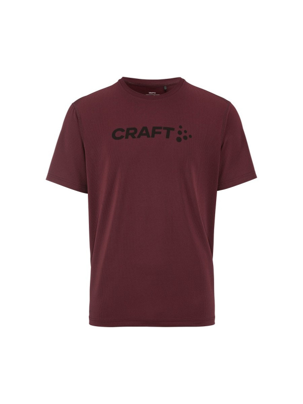 Pánské funkční triko CRAFT Essence Logo 2 - červená Velikost: L