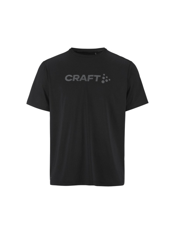 Pánské funkční triko CRAFT Essence Logo 2 pánské - černá Velikost: S
