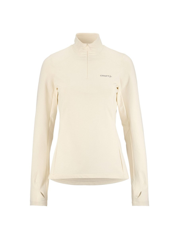 Dámská mikina CRAFT Gain Thermal Midlayer 2 - bílá Velikost: XL