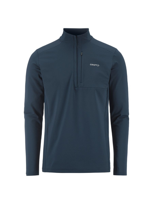 Pánská mikina CRAFT Gain Thermal Midlayer 2 - modrá Velikost: XXL