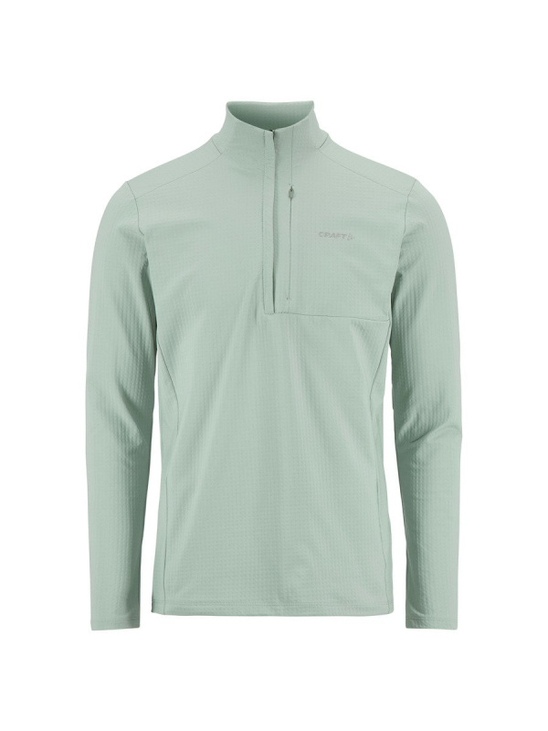 Pánská mikina CRAFT Gain Thermal Midlayer 2 - zelená Velikost: XXL