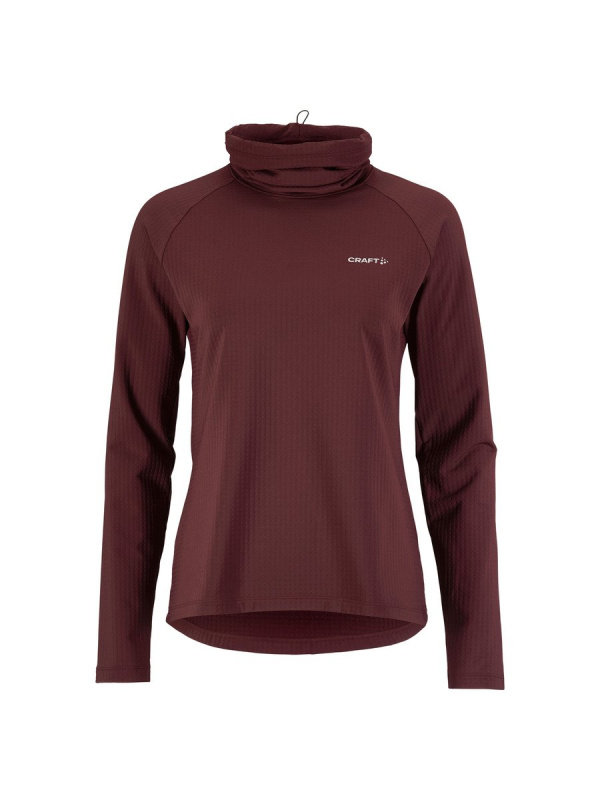 Dámská funkční mikina CRAFT Gain Thermal Funnelneck - fialová Velikost: XL