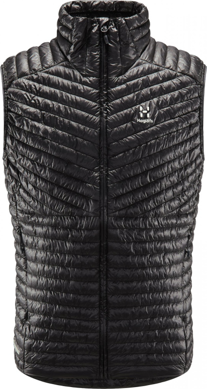 Pánská sbalitelná vesta Haglöfs L.I.M Mimic - tmavě šedá Velikost: XL