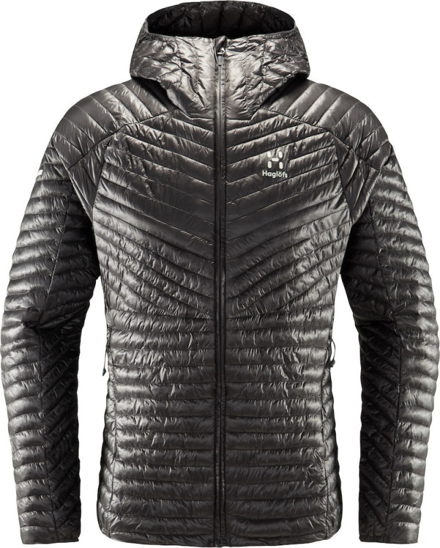 Pánská lehká bunda Haglöfs L.I.M Mimic Hood pánská - tmavě šedá Velikost: XS