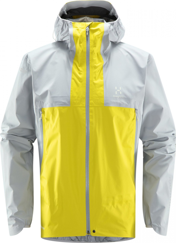 Pánská ultralehká bunda Haglöfs L.I.M GTX Active - šedá/zelená Velikost: S