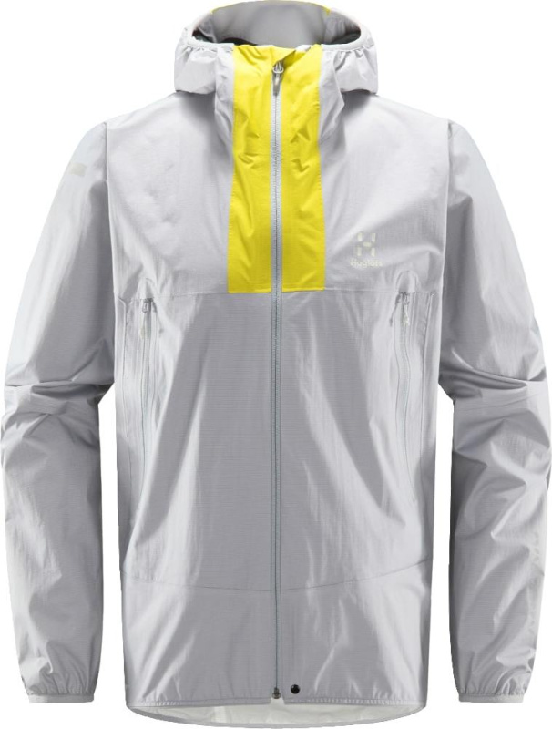 Pánská sbalitelná bunda Haglöfs L.I.M Proof - šedá Velikost: M