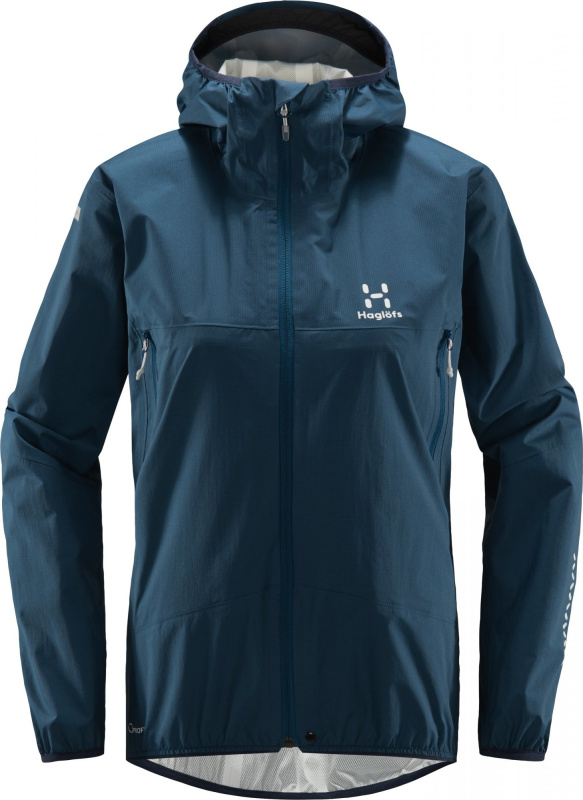 Dámská outdoorová bunda Haglöfs L.I.M Proof - modrá Velikost: M