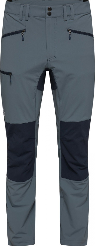 Pánské softshellové kalhoty Haglöfs Mid Slim - modrá/tm.modrá Velikost: 54
