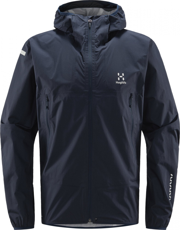 Pánská sbalitelná bunda Haglöfs L.I.M Proof - tmavě modrá Velikost: L