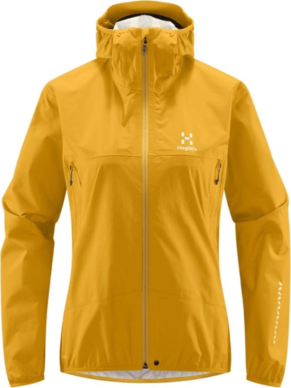 Dámská outdoorová bunda Haglöfs L.I.M Proof - oranžová Velikost: XS