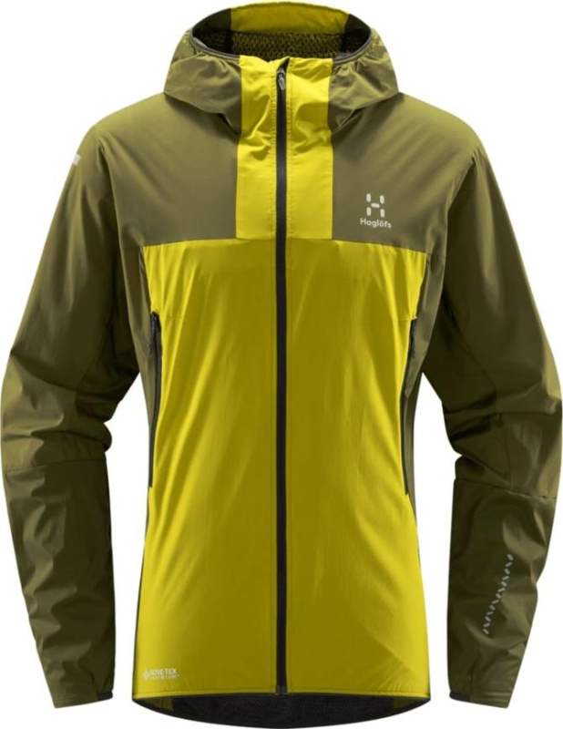 Pánská outdoorová bunda Haglöfs L.I.M Alpha Hood - zelená Velikost: S